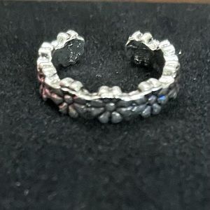 Silver Toe Ring ~ Modestly Adjustable